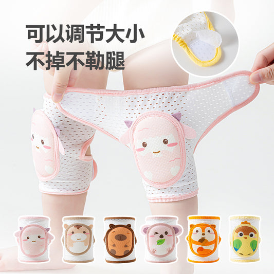 Baby Knee Pads, Crawling Equipment, Baby Protective Gear, Kidsren Learning to Walk, Crawling, Anti-Fall Knee Pads, Elbow Pads, Thin Summer