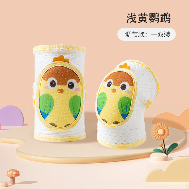 Baby Knee Pads, Crawling Equipment, Baby Protective Gear, Kidsren Learning to Walk, Crawling, Anti-Fall Knee Pads, Elbow Pads, Thin Summer